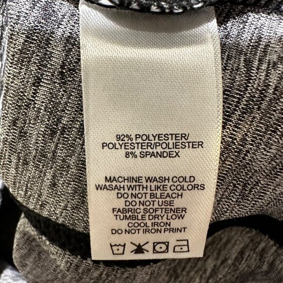 Page & Tuttle Women Size M Black Heather Colorblock Layering Jacket Athletic NWT - Picture 7 of 7